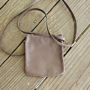 Tory Leather Mini Crossbody Bag
